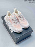 adidas AlphaBounce Beyond Running Sneakers in White and Pink
