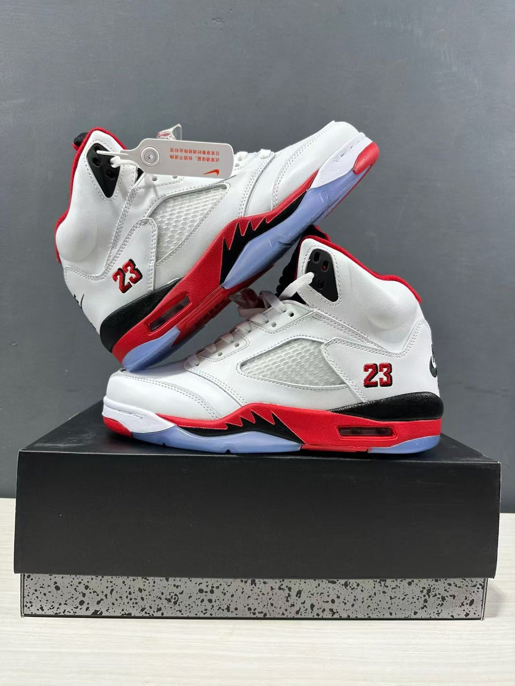 Jordan Air Jordan 5 Fire Red White Black HQ7978-101