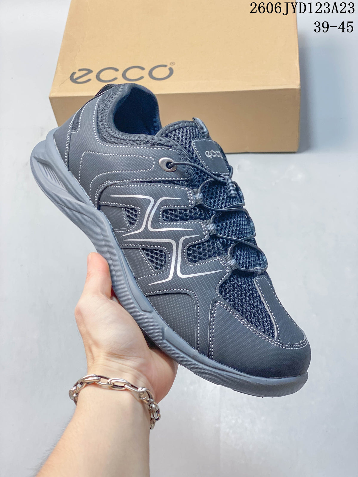 ECCO Sko Low-Top Hiking Sneakers, Gray