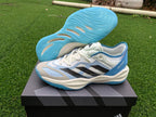 Adidas Adizero White and Blue Court Shoes