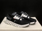 On Cloudstratus 3 Running Shoes, Black and White