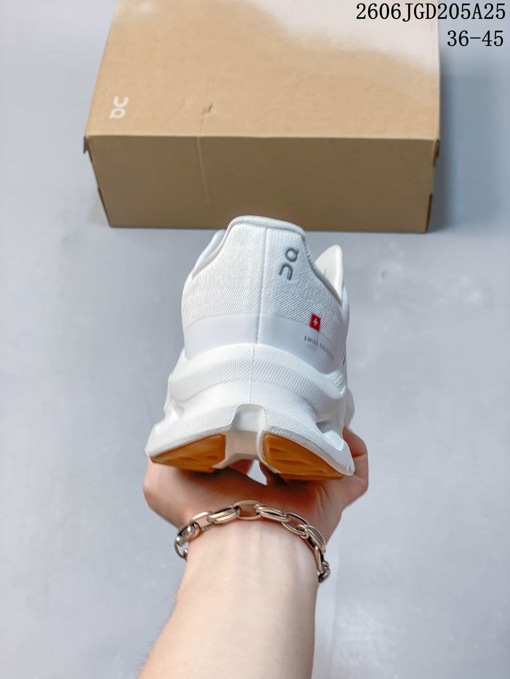 On Cloudmonster 3 White Low-Top Running Shoes