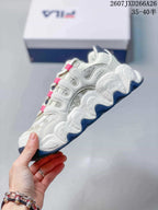 FILA Croissant Low-Top Sneakers White and Gray