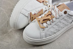 Louis Vuitton Time Out Low White Platform Sneakers