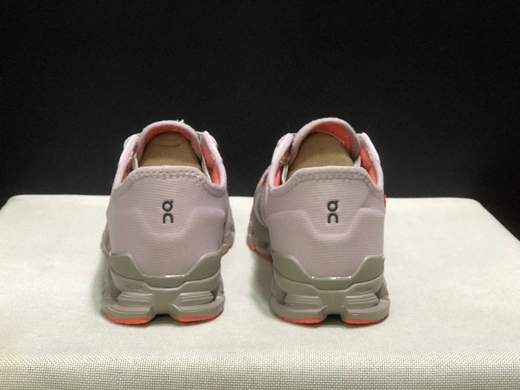 On Cloud X 4 AD Sneakers in Pink and Gray