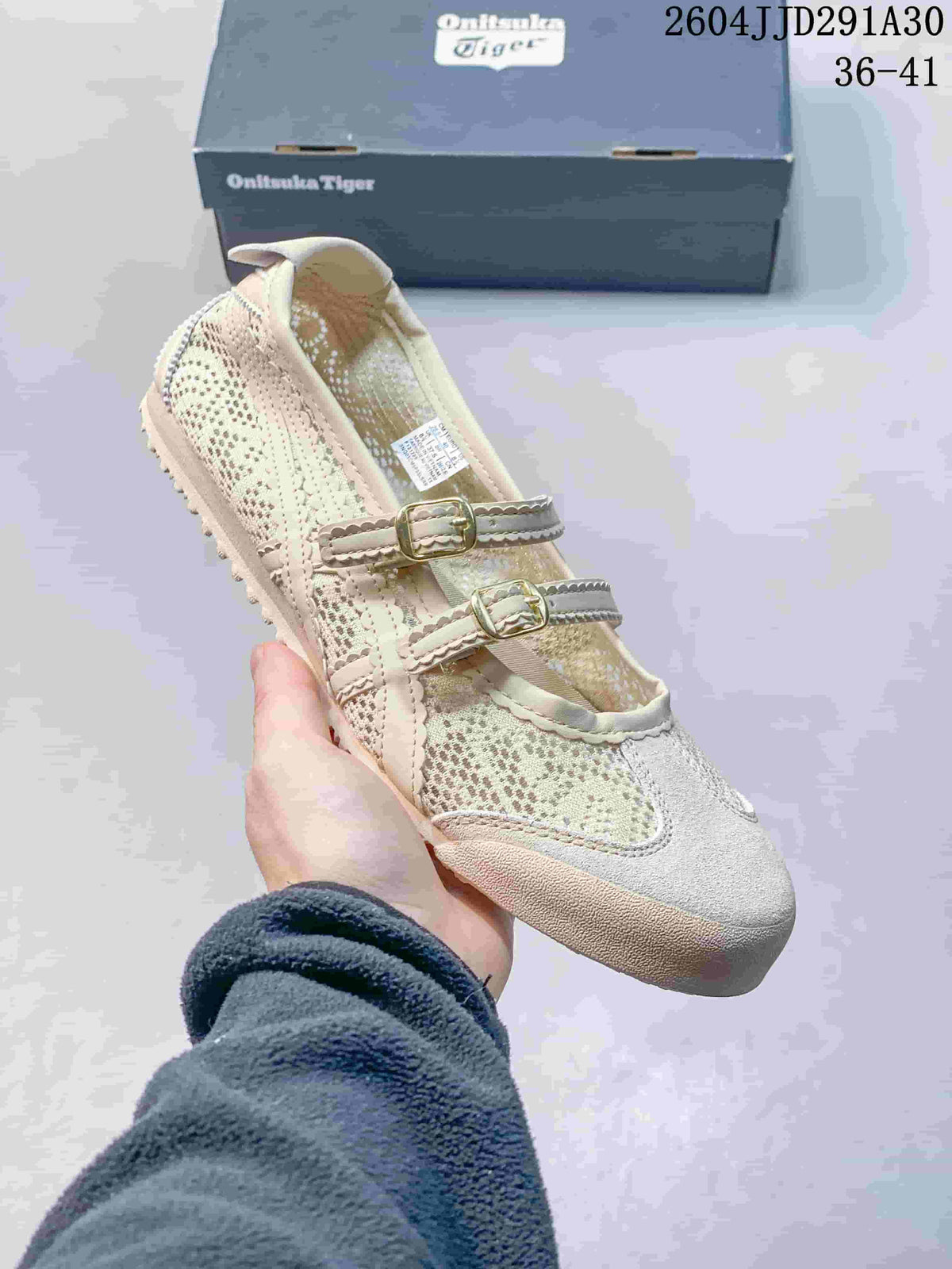 Onitsuka Tiger Mary Jane Sneakers Cream 1182A705-001