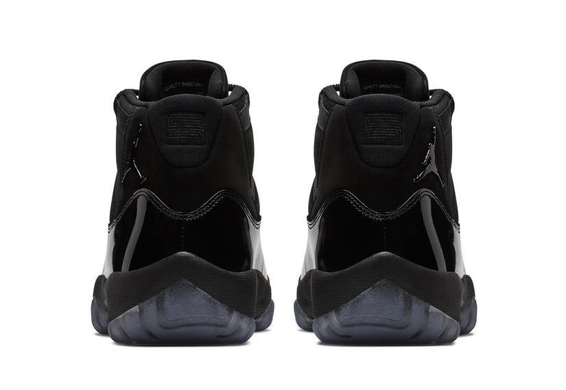 Air Jordan 11 Cap and Gown Black High-Top Sneakers