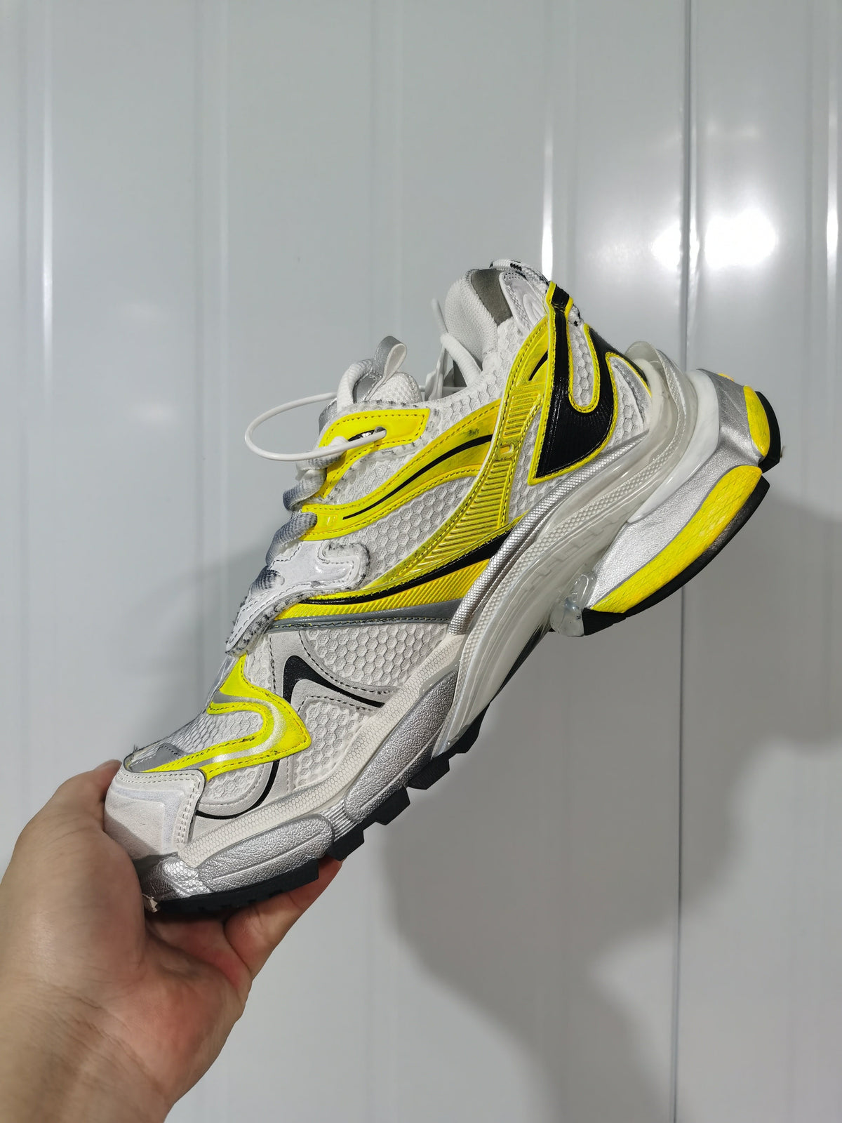 Balenciaga Runner 2 Sneakers White Yellow Black 9710