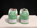 BAPE Bape Sta Low-Top Sneakers Mint Green and Pink