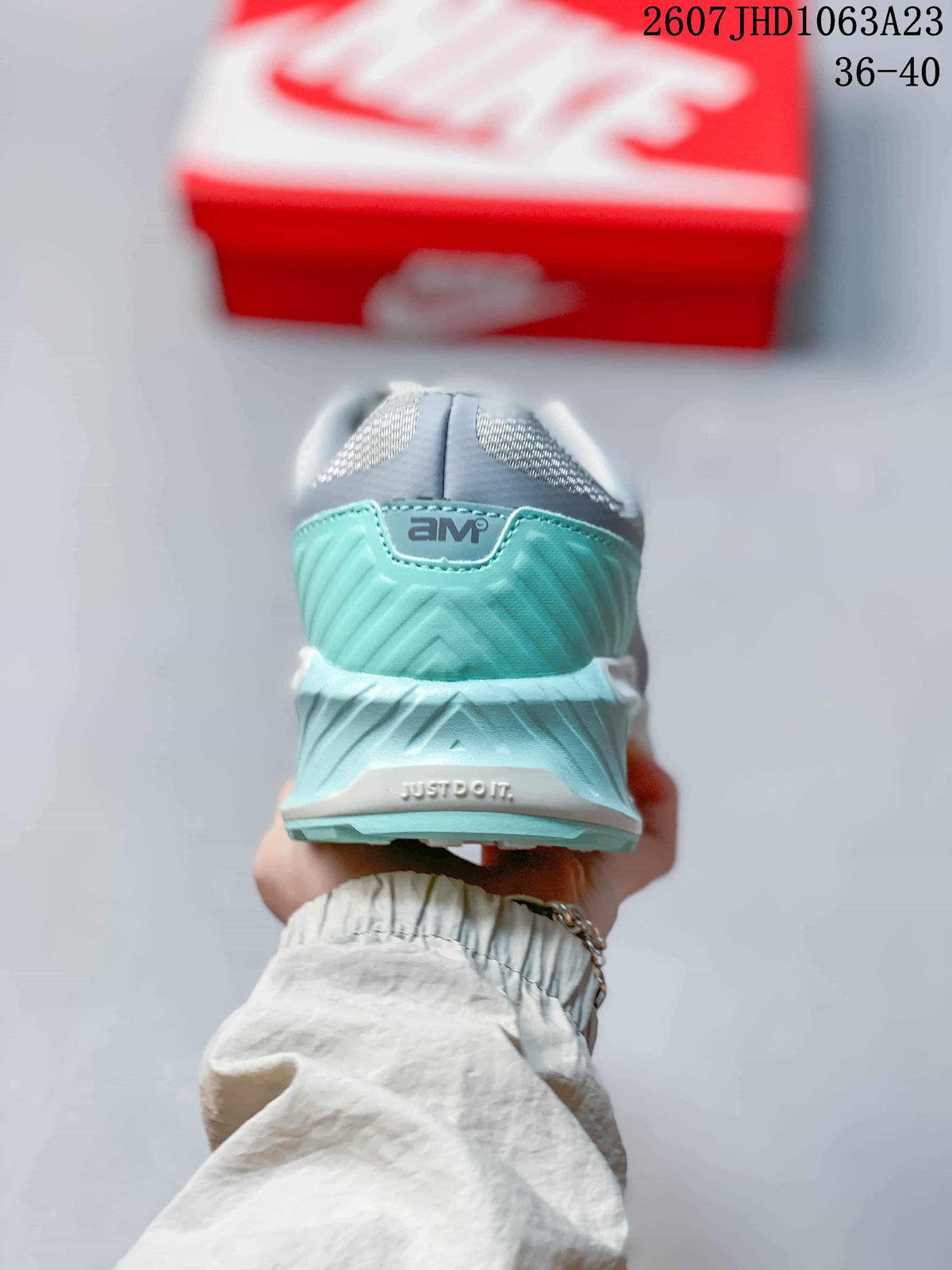 Nike Air Max Viva Sneakers Gray Turquoise 712330TIT