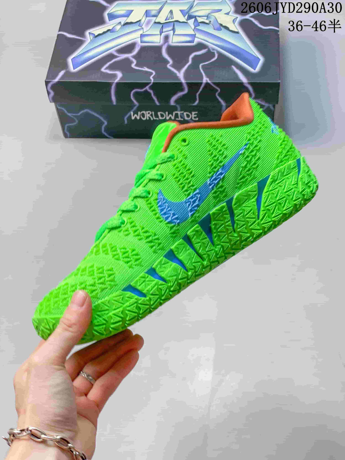 Nike Ja 3 Basketball Shoes in Green and Blue