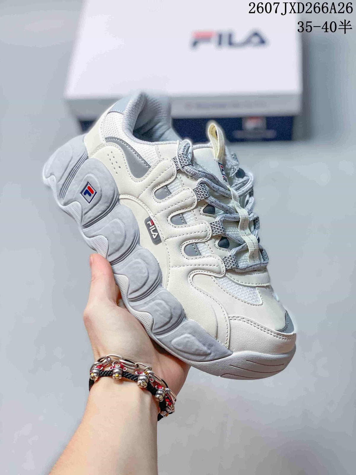 FILA Croissant Women’s Low-Top Sneakers White Gray 07JXD266A26