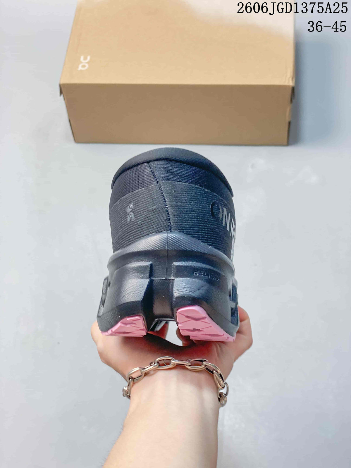 On Cloudmonster 3 Sneakers Dark Gray Pink 2606JGD1375A25