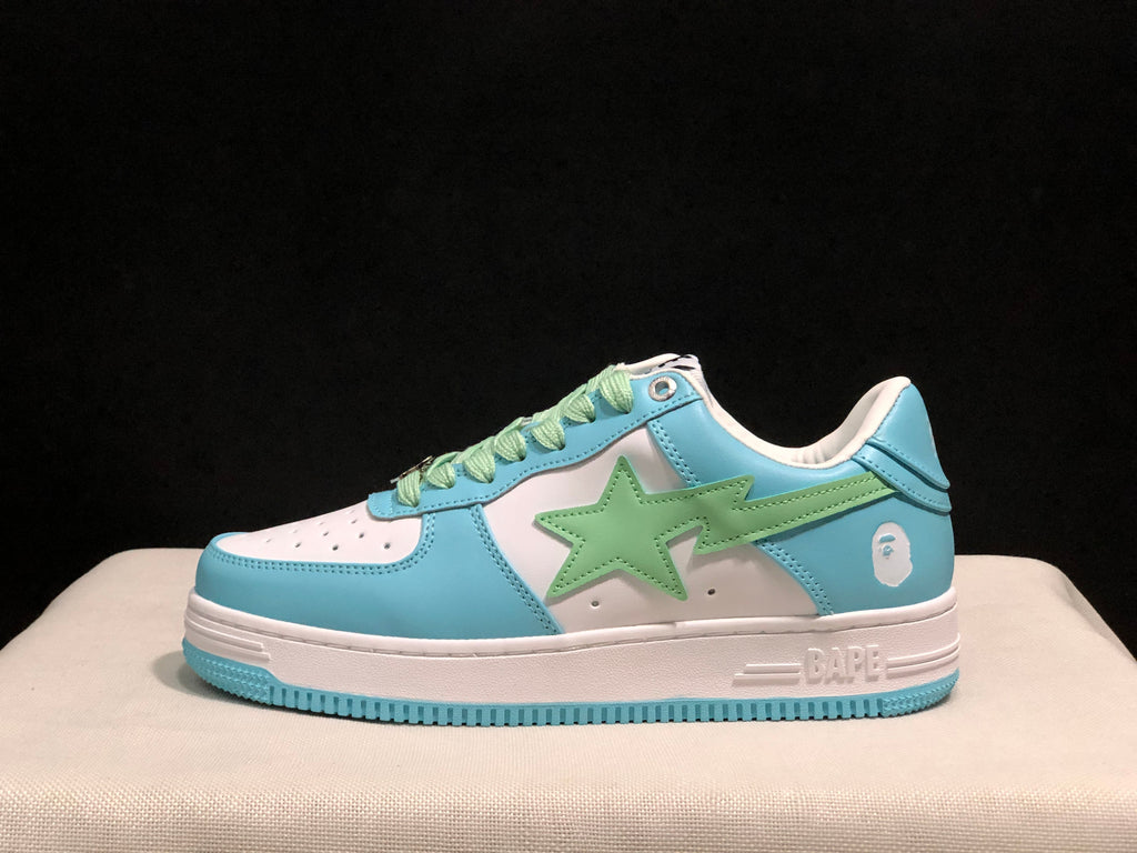 BAPE Sta Low Sneakers Blue Green