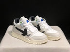 Off-White White Sneakers with Black Arrow Detail
