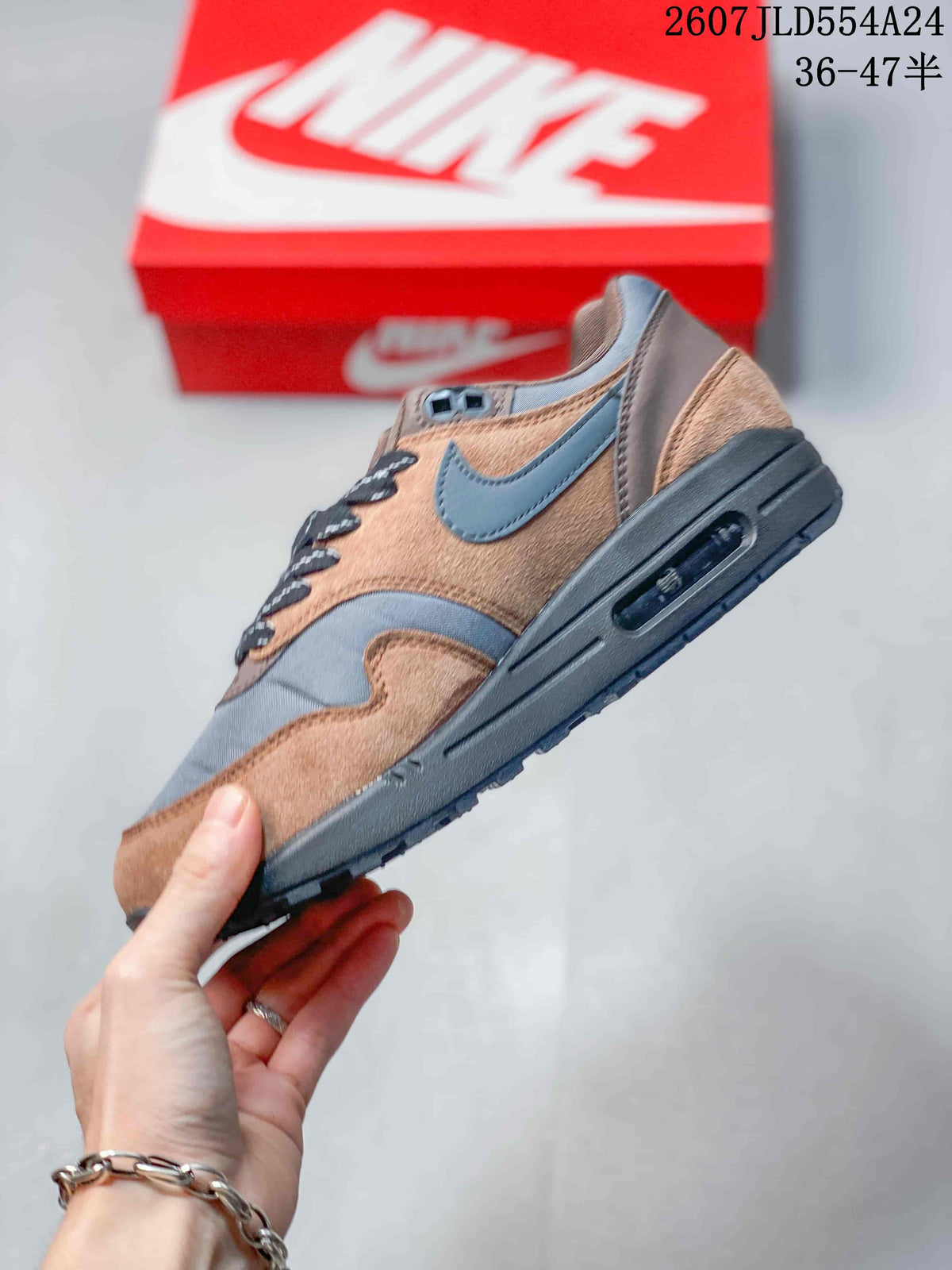 Nike Air Max 1 Brown Grey Sneakers 2607JLD554A24