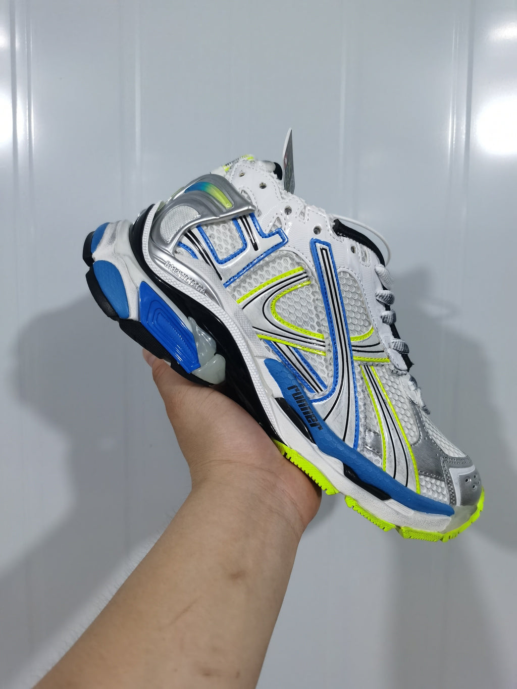 Puma Runner Sneakers White Blue 777274 W3