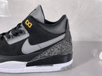 Nike Air Jordan 3 Retro Black Grey Sneakers