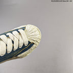 MMY Wayne Low-Top Sneakers in Blue Denim