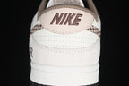 Nike SB Dunk Low Cream Houndstooth Swoosh Sneakers