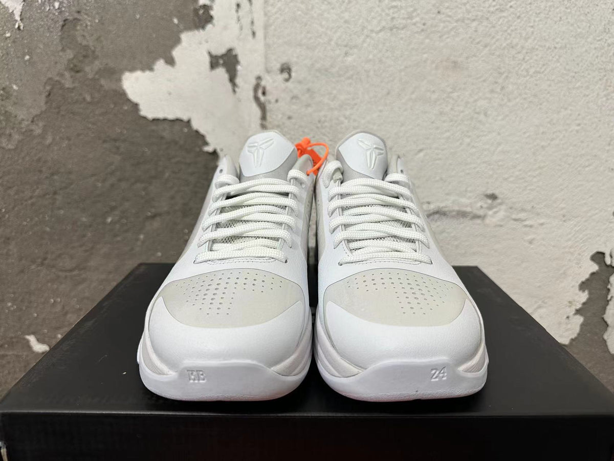 Nike Kobe 5 Protro Basketball Shoes Silver White