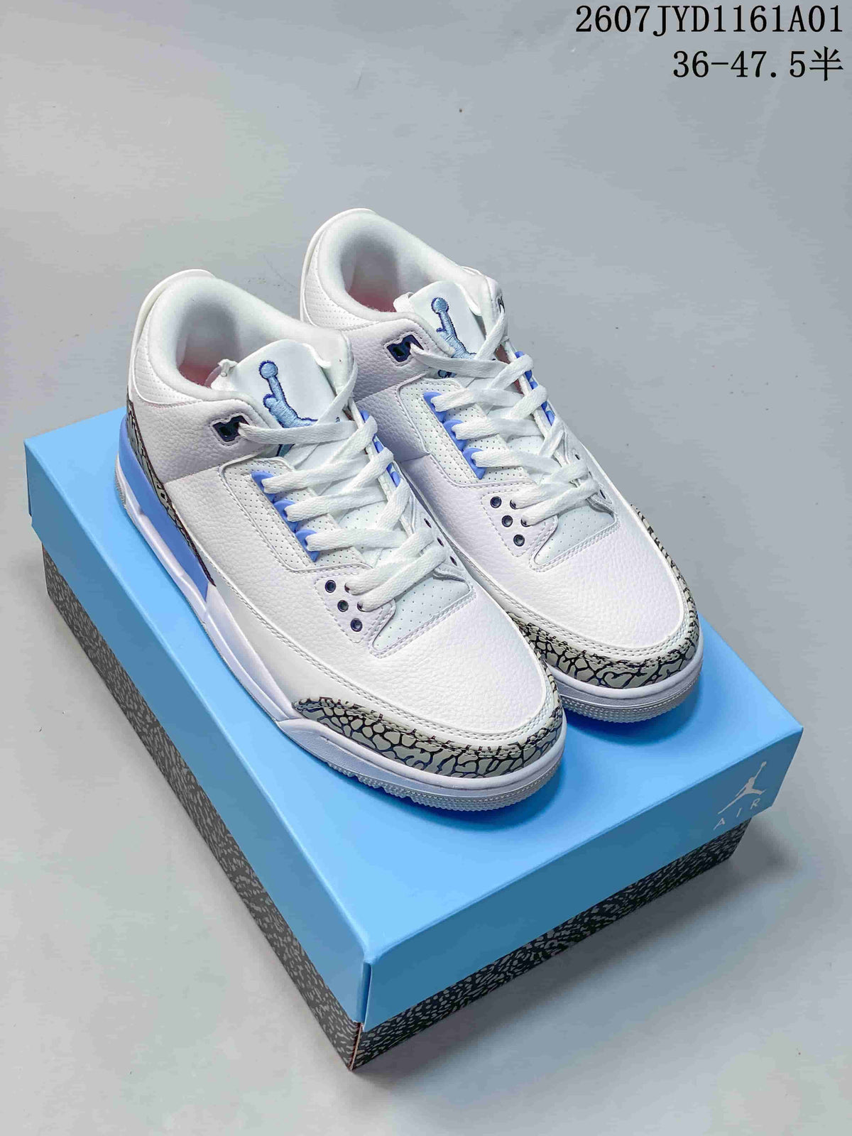 Jordan Air Jordan 3 Lucky White and Blue Sneakers DM0967-101