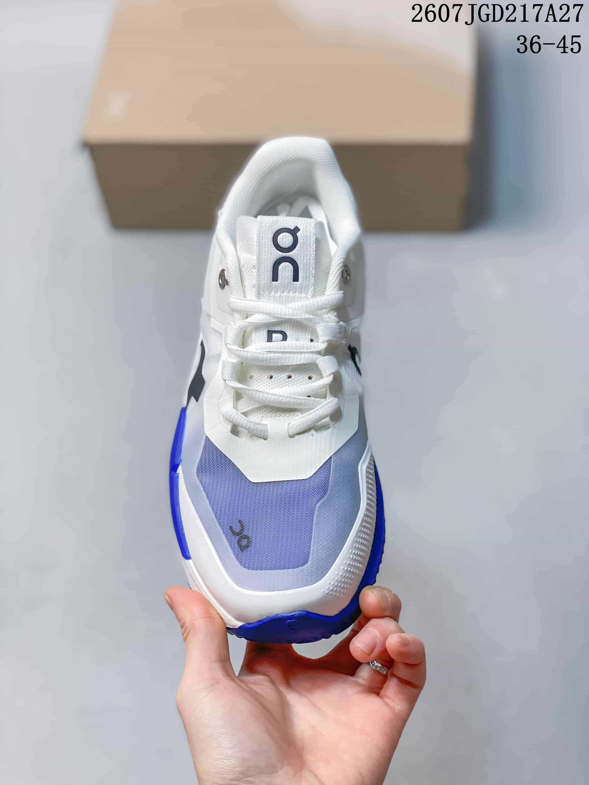 On THE ROGER Pro 2 Tennis Sneakers White Blue 2607TGD217A27
