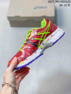 ASICS Gel-Nimbus 16 Running Shoes Red Neon Green 712750QWU