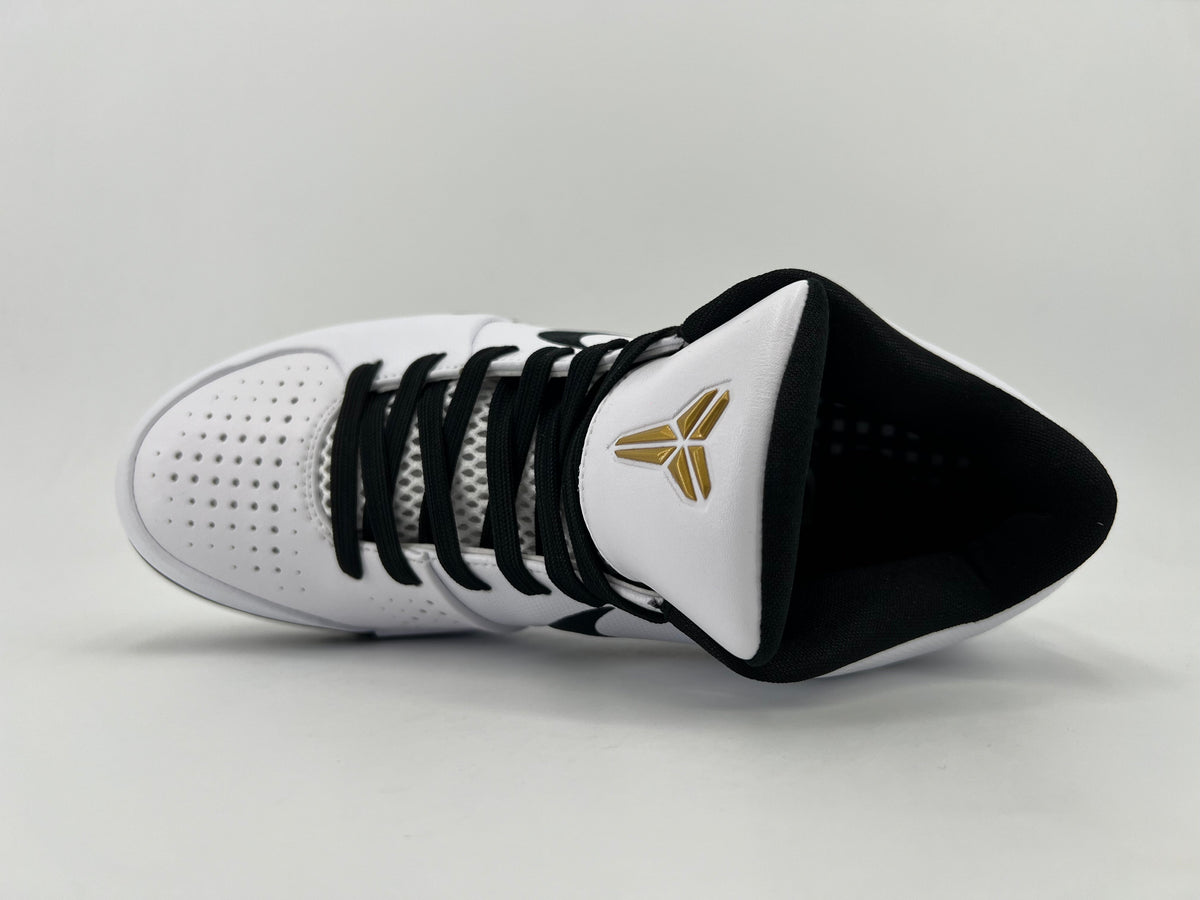 Nike Kobe 4 GIGI White Black Basketball Shoes