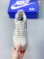 Nike Air Force 1 Off-White Sneakers with Stussy-Style Graphics