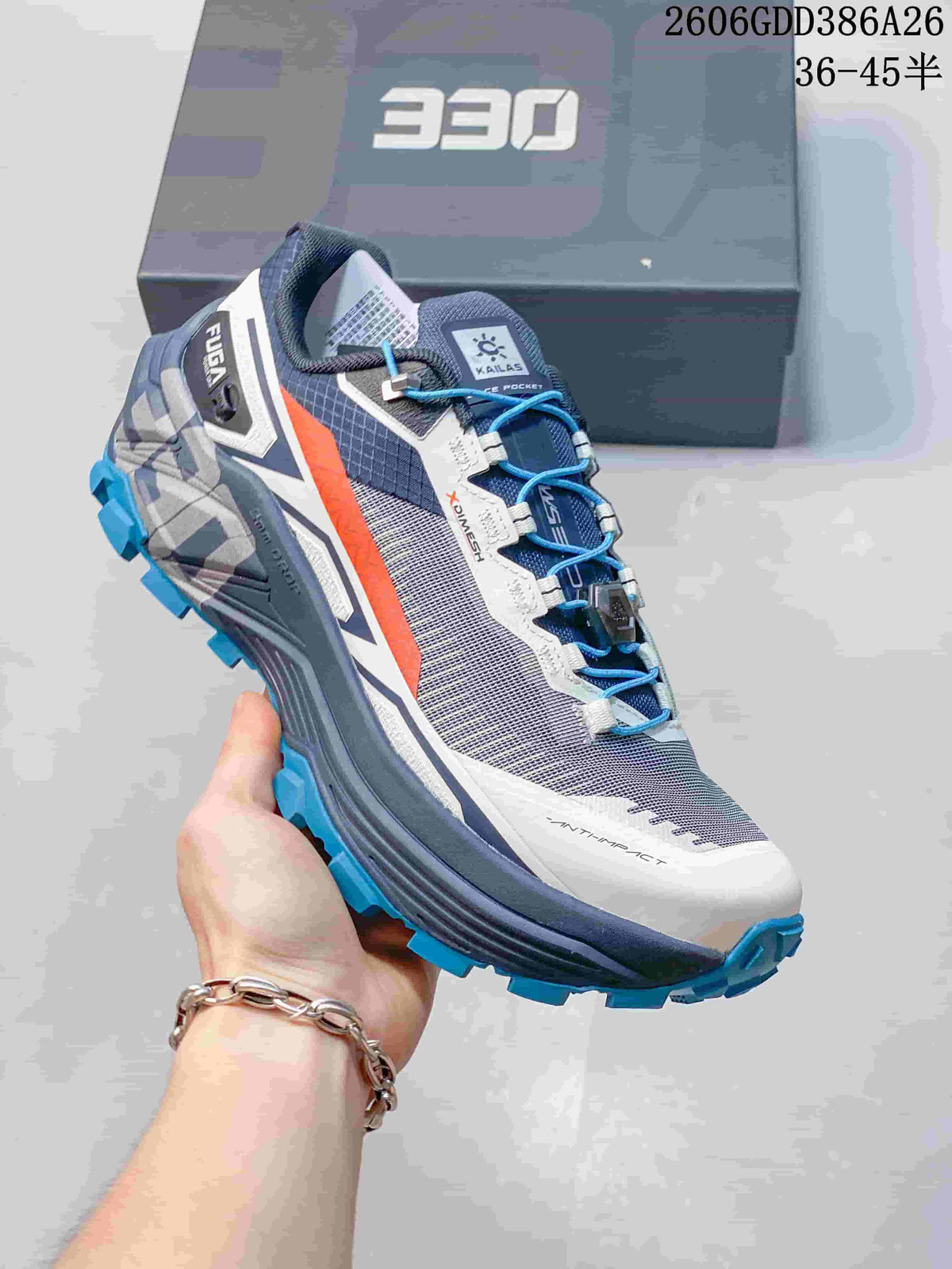Kailas FUGA EX330 Trail Running Shoes, Gray Blue
