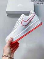 Nike Air Force 1 ’07 Low White Red Sneakers