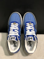 Bape Sta Low Sneakers Blue Gray
