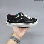 Vans Old Skool Platform Low-Top Sneakers, Black and White