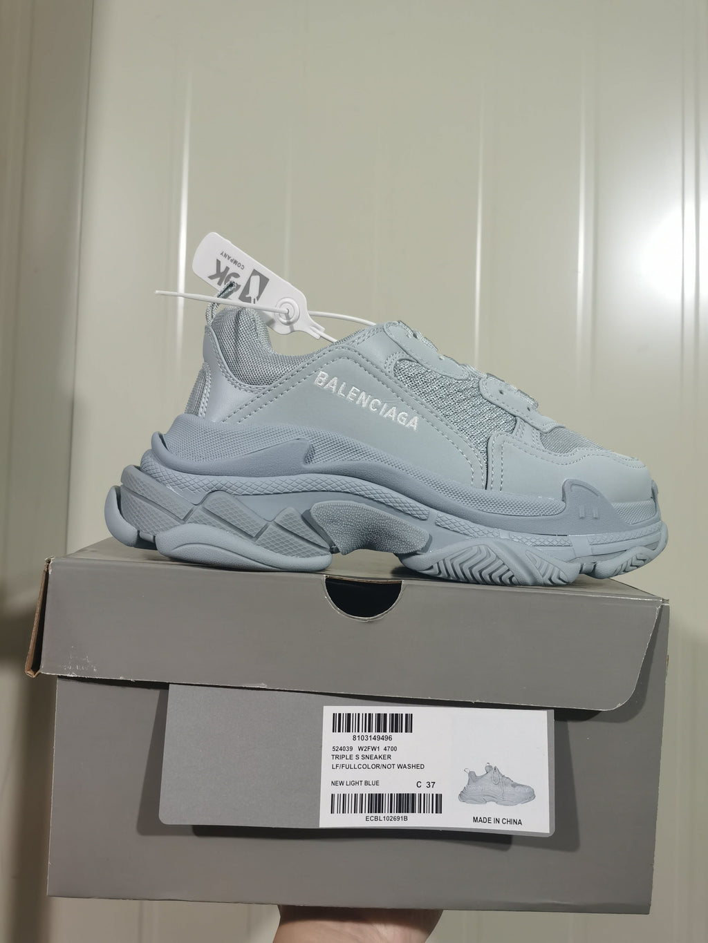Balenciaga Triple S Sneakers Light Blue