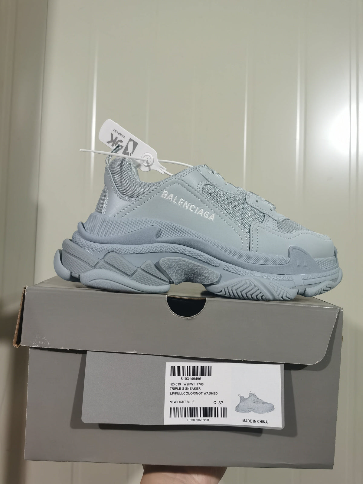 Balenciaga Triple S Sneakers Light Blue