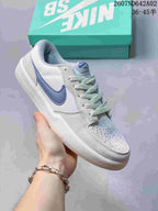 Nike SB Force 58 Low-Top Sneakers in Gray and Blue