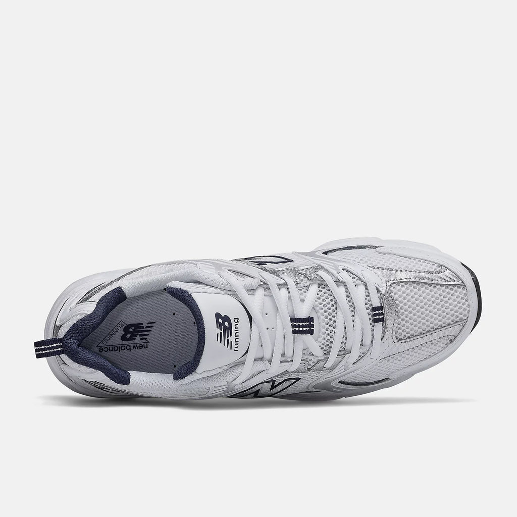 New Balance 530 White Silver Navy