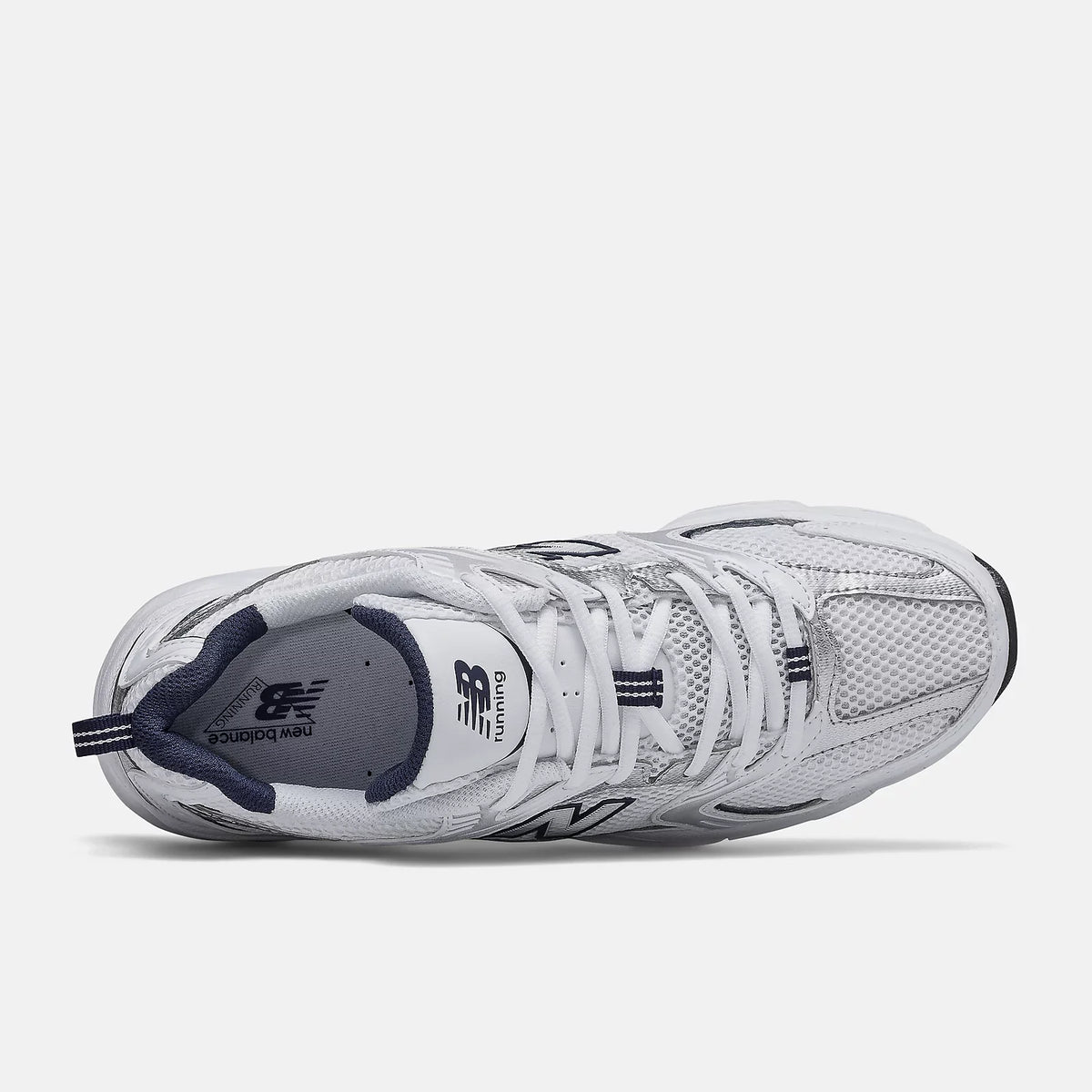 New Balance 530 White Silver Navy